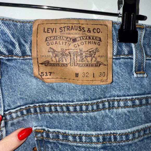 Vintage Levi's Orange Tab 517 Jean - Blue 32x30 - Picture 7 of 9